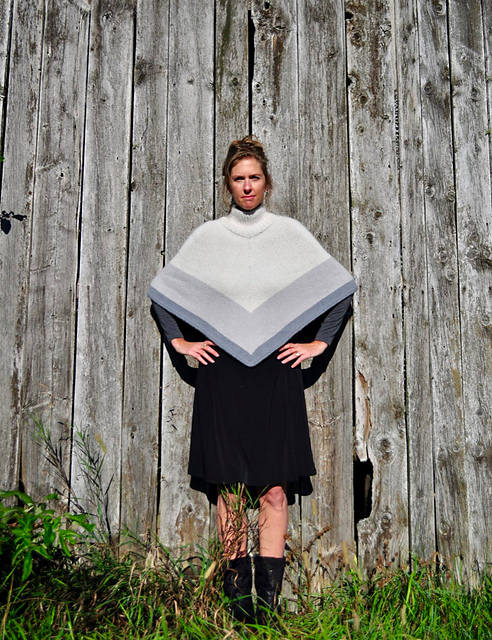 Woolfolk Gradient Poncho