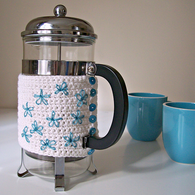 a snuggly cafetiere cosy