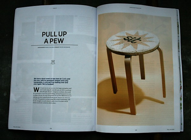 Pull Up a Pew Stool Cover