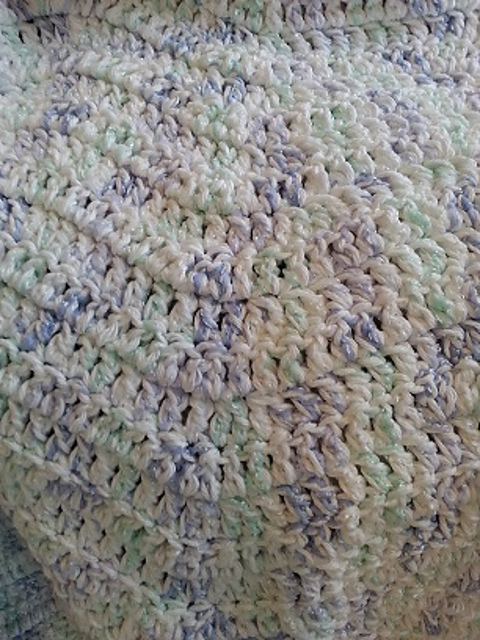 Lavender Grace's Ripple Baby Blanket