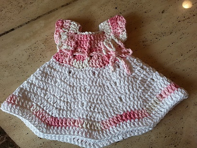 Vintage Ripple Potholder Dress