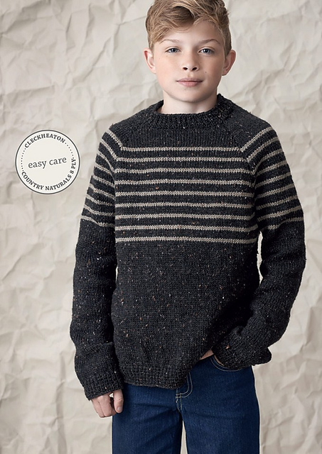 Striped Yoke Sweater