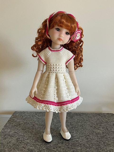 Dress and Headband for 14.5" doll