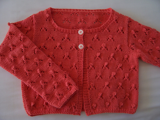 Design F -  Lacy Cropped Cardigan