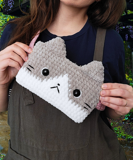 Cat Plushie Belt Bag