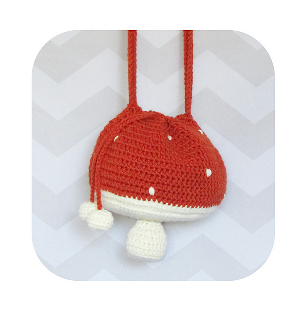 Adorable Mori Girl Mushroom Drawstring Bag