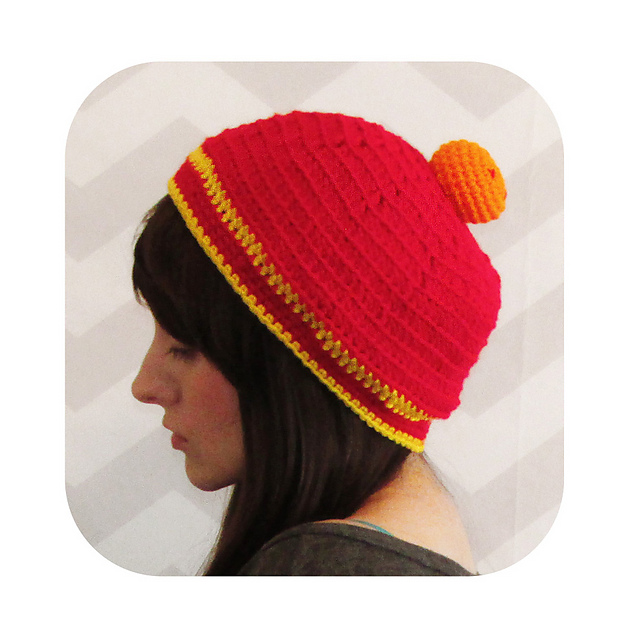 dbz inspired slouchy beanie