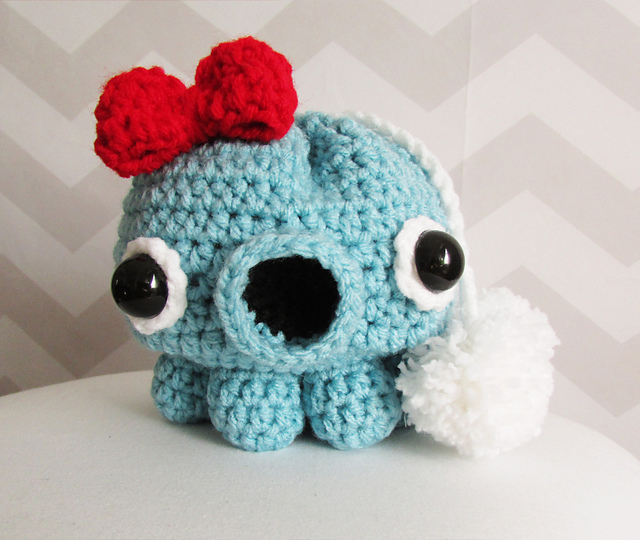 kawaii takochu octopus drawstring pouch