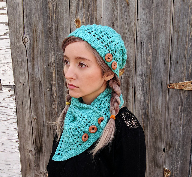 Abigail hat & cowl