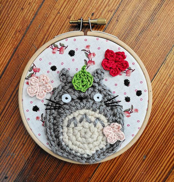 Totoro wall hanging