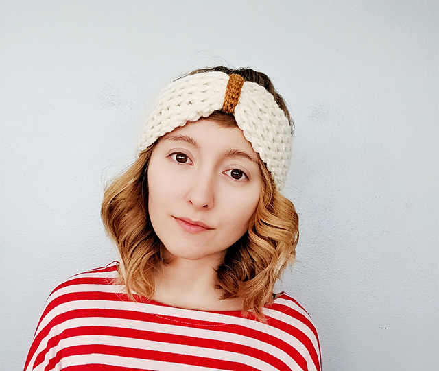 Chunky turban headband
