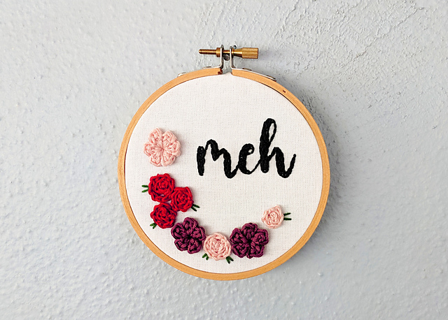 Meh embroidery hoop