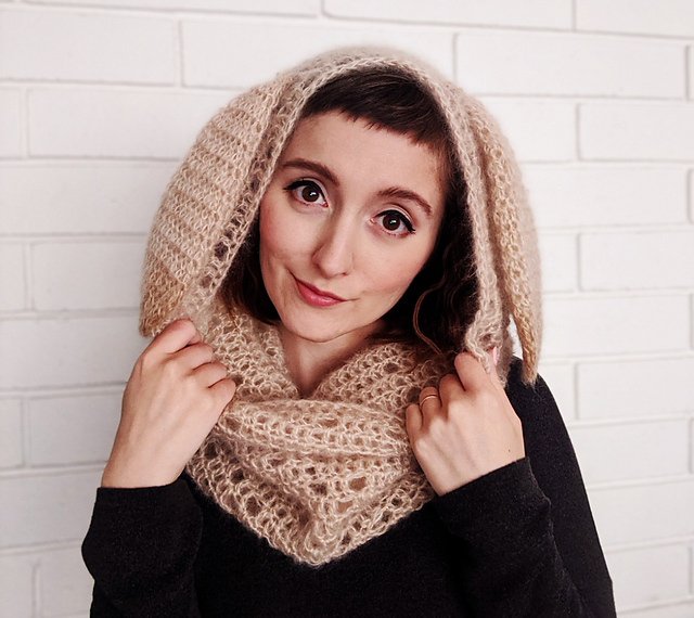 Mohair Rabbit Cowl