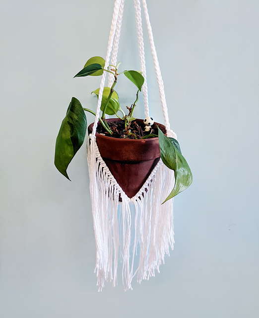 Fringe Hanging Planter