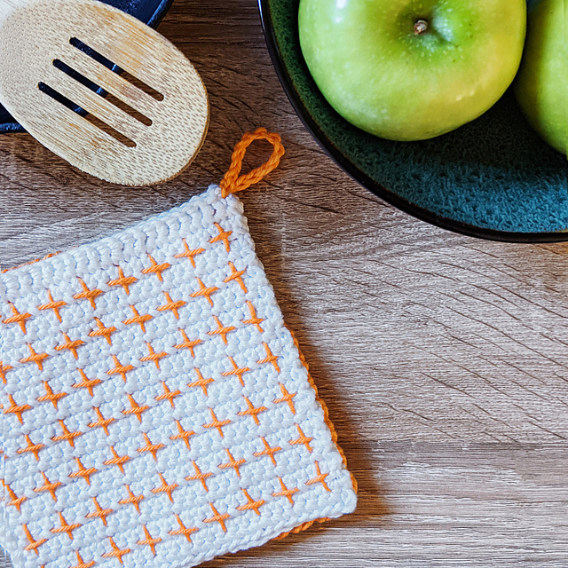 Crosses Pot Holder