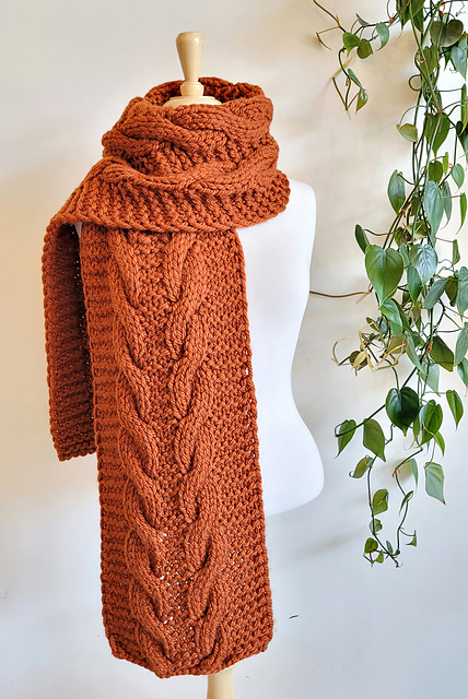 Cozy Cabled Cowl