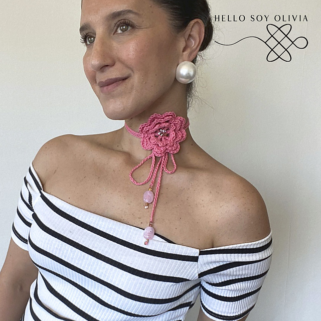 Choker Orquidea