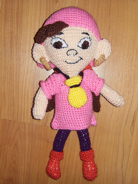 IZZY Neverland Pirates amigurumi