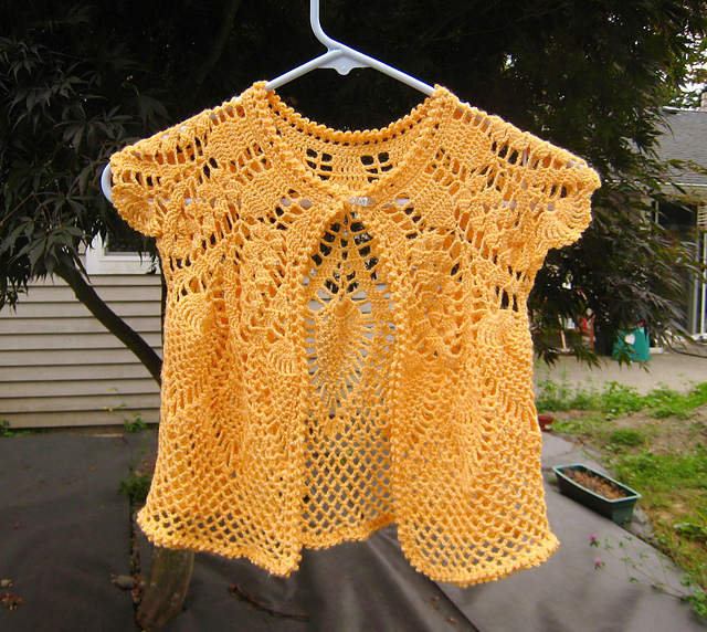 #26 Little Girl's Pineapple Bolero