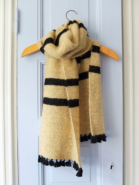 Lines of Hay Blipless Reversible Scarf
