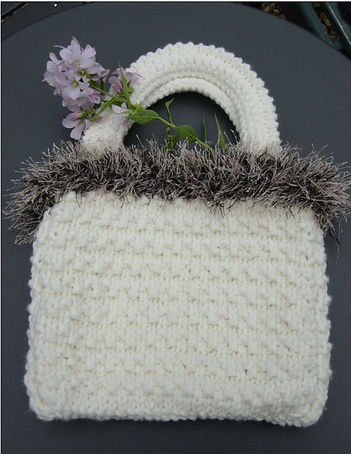 Chunky Moss stitch Bag 