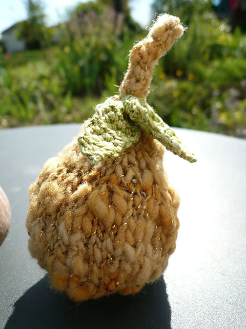 Knitted Lavender-Filled Pear