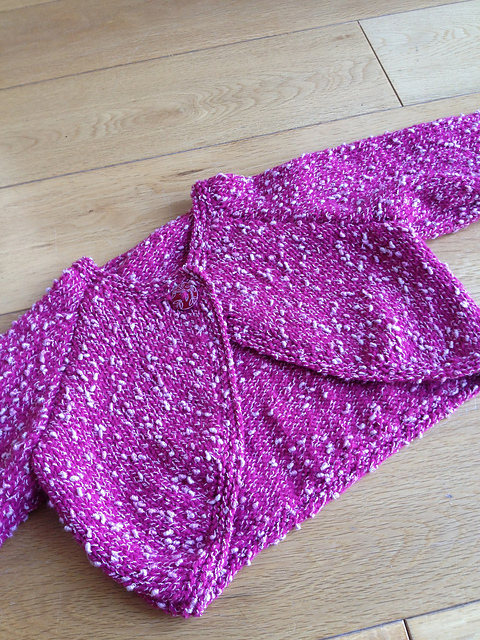 Ruffled Cardigan with Long or Short Sleeves