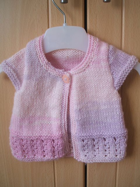 Design F - Lace-bottomed Cardigans