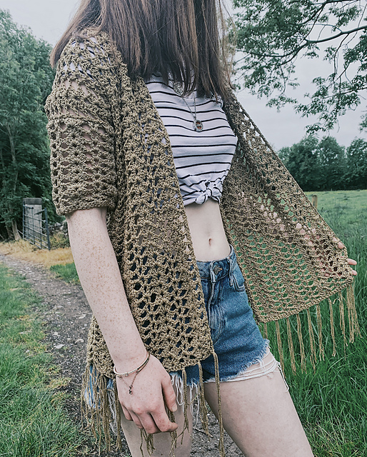 Shell Boho Cardigan