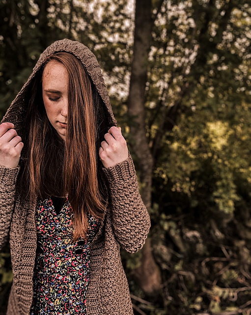 Hooded Fall Cardigan
