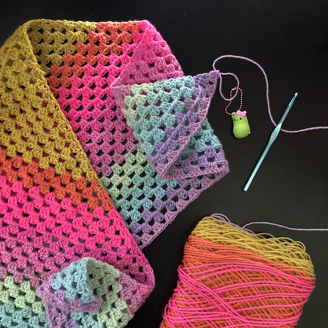Granny Triangle Shawl