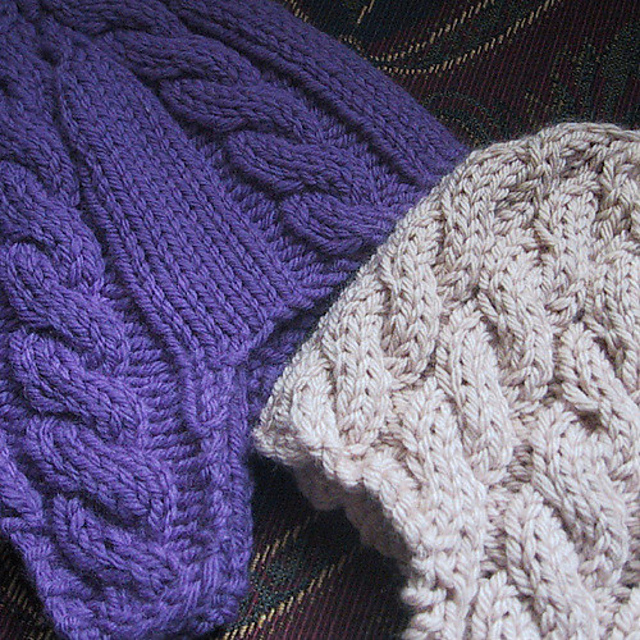 Cabled Earflap Hat