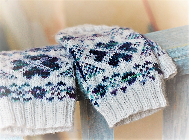 China Blue Mitts