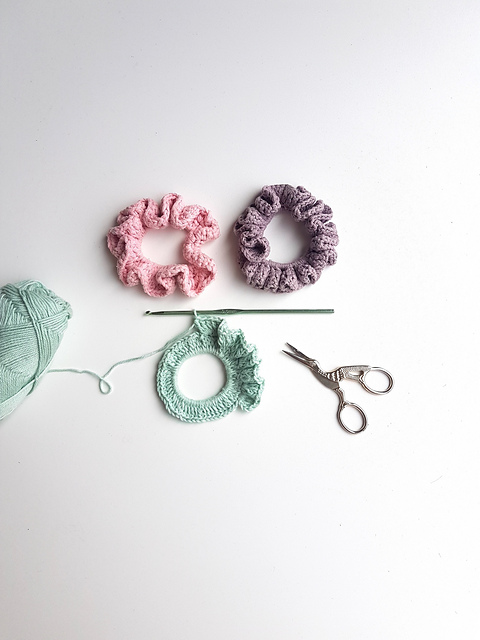 Chouchou rapide en crochet