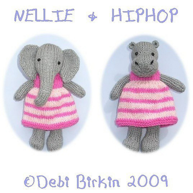 pocket pals hippo & elephant