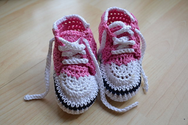 Baby High Top Booties