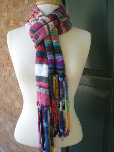 Sock Yarn Scarf