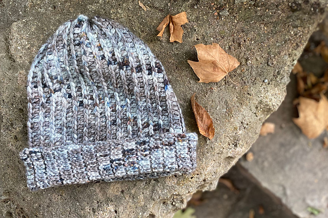 Raven Ribbed Beanie