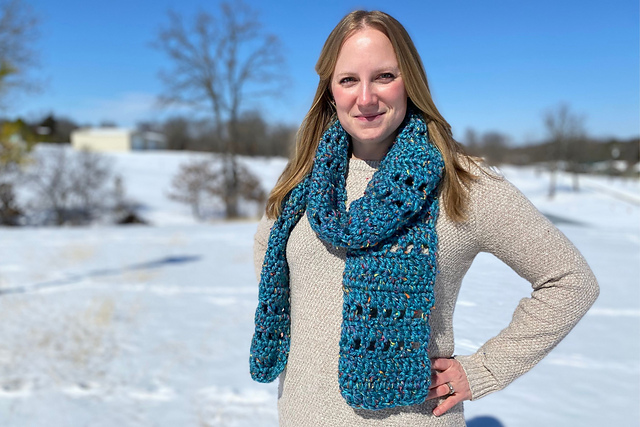 Turquoise Canyon Bulky Scarf
