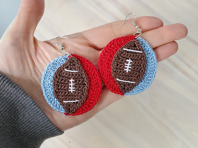 Football Earrings