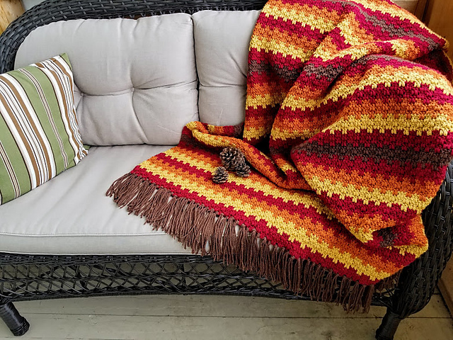 Fall Foliage Afghan