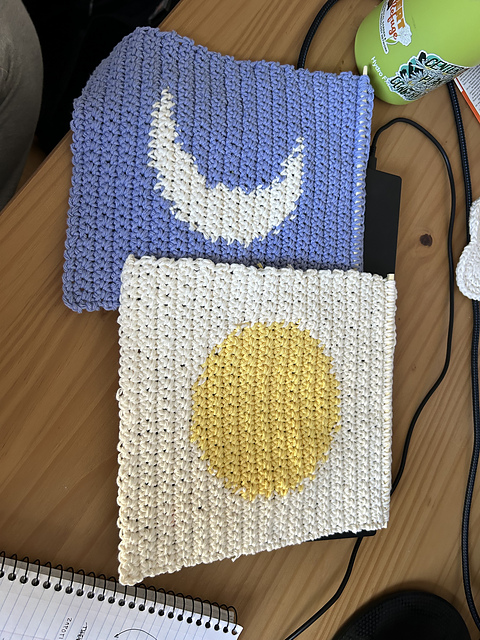 Sun and Moon Mini Wall Hanging