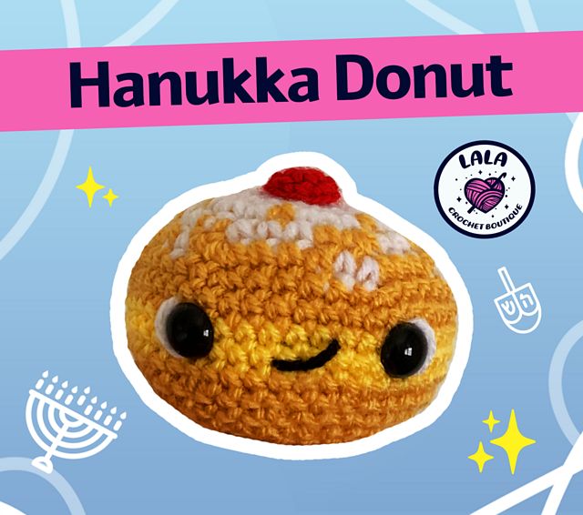 Hanukka Donut Plushie