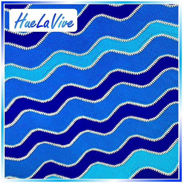 Tunisian Ripple Blanket