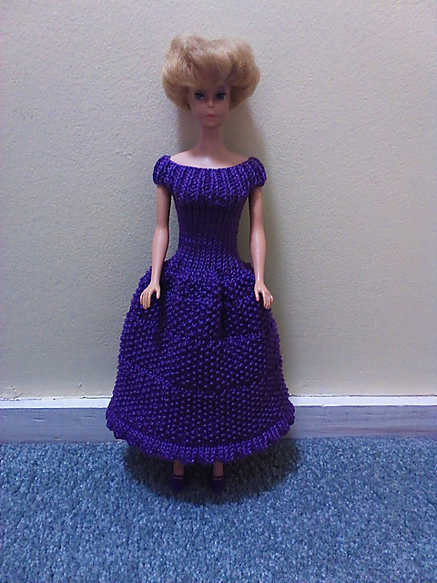 #0394 Pink moss stitch dress