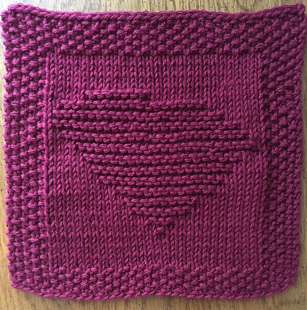 South Carolina Knit Dishcloth