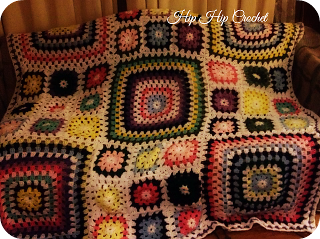 Granny and Great Granny Square Afghan