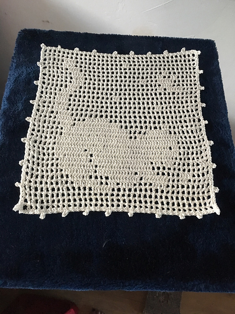 ＊さばねこ＊レース編み＊ドイリー Ravelry: P22 Cat Doily (猫のドイリー） pattern by Hiromi Endo