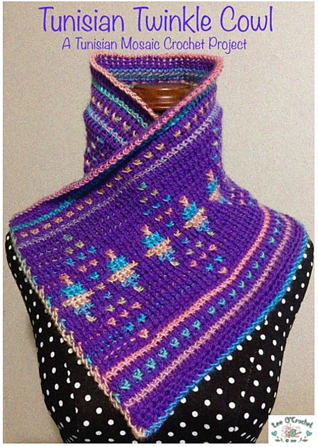 Tunisian Twinkle Cowl