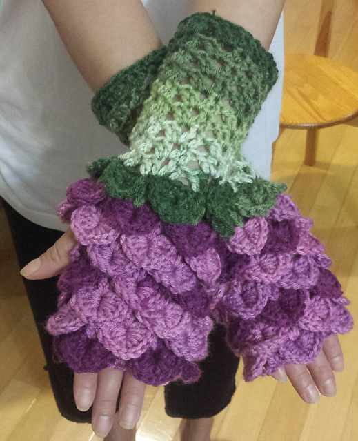 Flower Dragon Gauntlets
